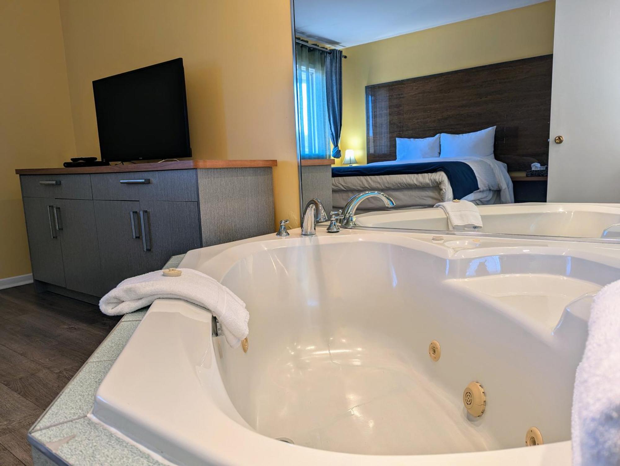 Motel Des Pentes Et Suites Saint-Sauveur Екстер'єр фото